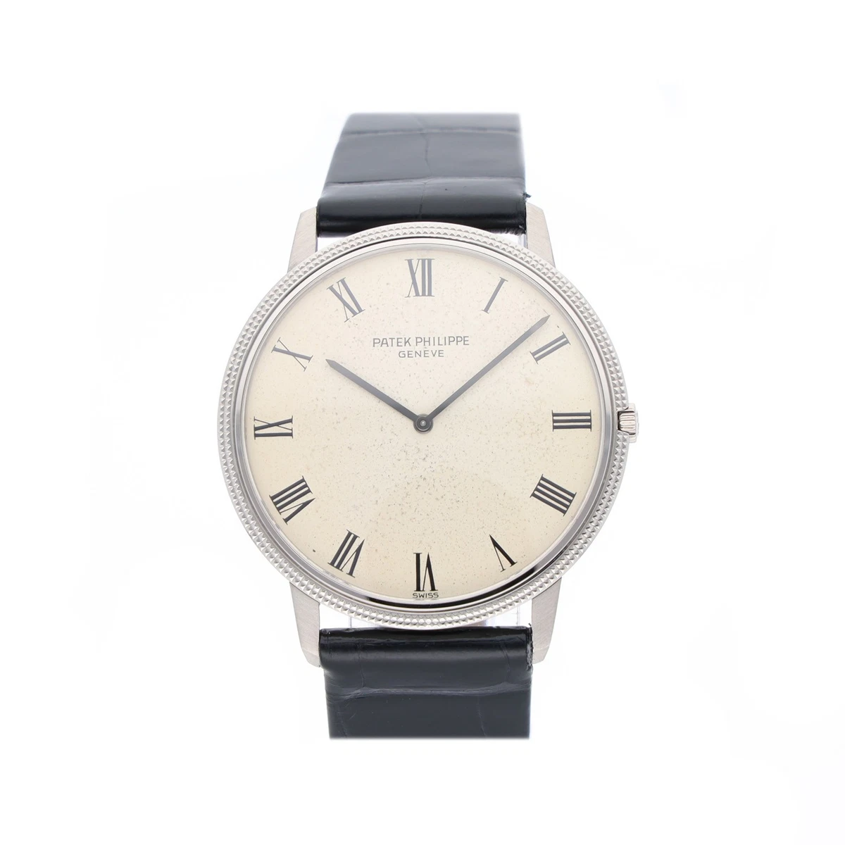 PATEK PHILIPPE CALATRAVA 35MM REF. 3590 ESFERA BLANCA ORO BLANCO 18K SERVICIO 2024