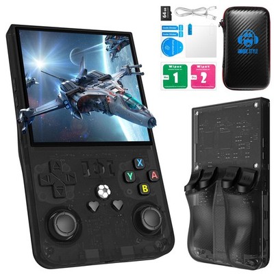 R36 Max Retro Handheld Spielkonsole 4'' IPS LinnuxSystem 64GB 18000+ Games DHL