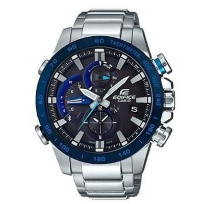 EDIFICE EQB-800DB-1AJF Bluetooth Sport Solar Men's Watch Blue Dial Round Face