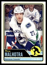 2012-13 O-Pee-Chee #216 Manny Malhotra Vancouver Canucks Hockey Card