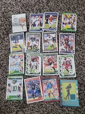 Large Lot Football Cards. Mix Of Brands/ Teams, 189 Cards, Few Graded 