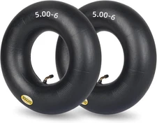 13x5.00-6 Inner Tube, 2 Pack with TR-87 Valve Stem, Heavy 13x5.00-6,TR-87 