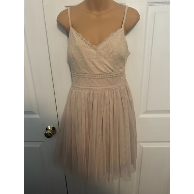 NWT American Rag Cameo Rose Tulle Dress S-READ