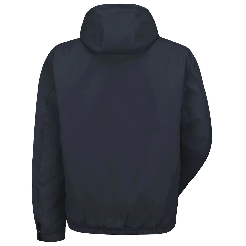 Red Kap Jacket Insulated Blended Duck Zip-Front Hooded Work Uniform 5XL JD20ND - Image 3 of 4