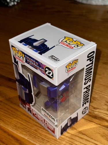 Transformers Funko Pop Optimus Prime Amazon Exclusive #22 NEW Vinyl Figure - Picture 3 of 3