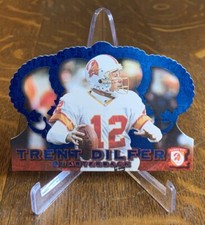 1996 Pacific Crown Royale Blue Parallel Trent Dilfer #CR-123 Tampa Bay F1