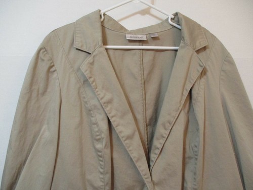 avenue women's lightweight jacket, plus size 24, beige - Picture 2 of 11
