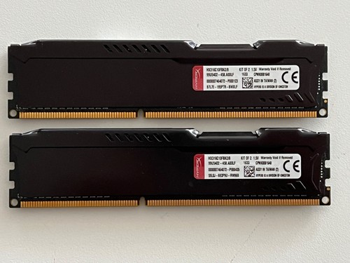 HyperX Fury 8GB (2x4GB) DDR3 1600MHz RAM HX316C10FBK2/8 - Picture 2 of 3