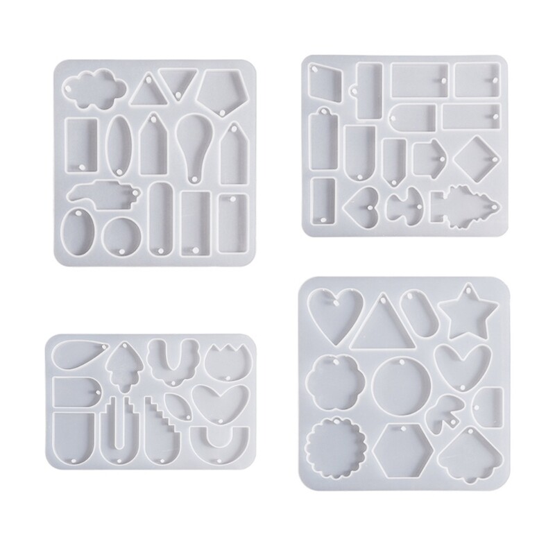 Durable Silicone Molds for Crafting Crystal Pendant Jewelry