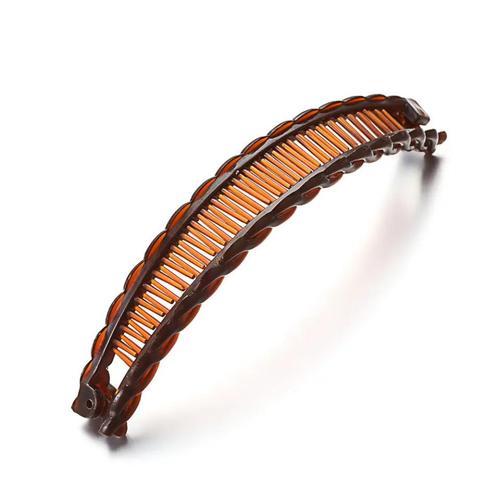 Large Banana Hair Clip Tort Twisted Long Fish Clip Comb Grip UK Seller - Picture 8 of 16