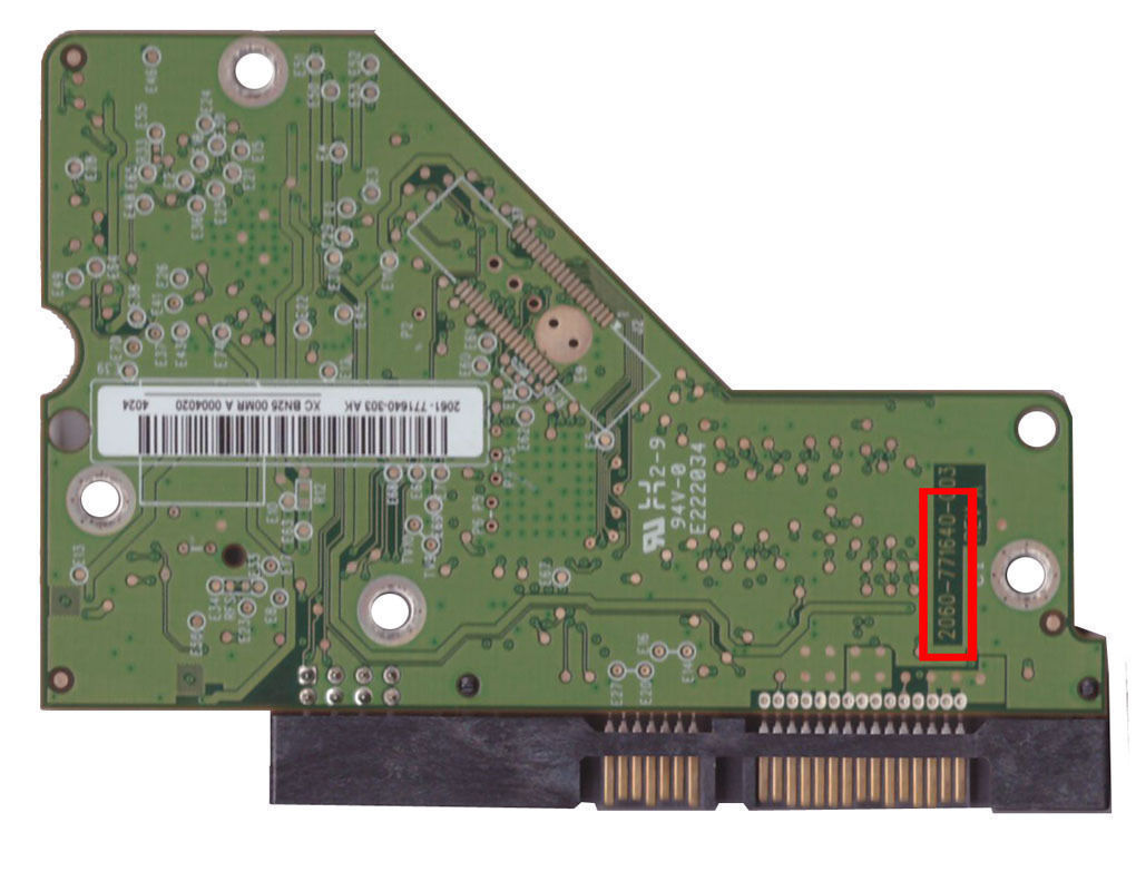 Carte Contrôleur PCB Pour Disque Dur Western Digital WD10EADX