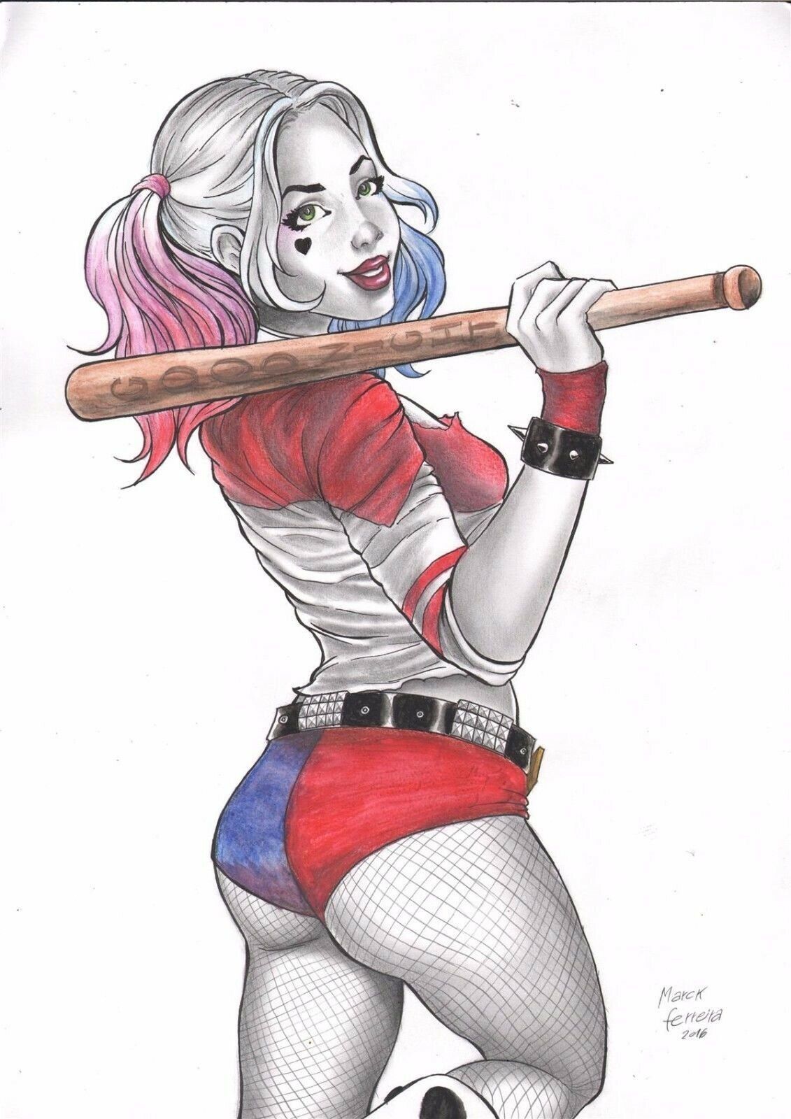 Speed Drawing: Harley Quinn 