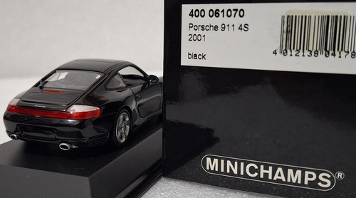 Porsche 911 (996) Carrera 4S Black 2000 1:43 Minichamps 400061070 RARITY! (9) - Picture 10 of 17