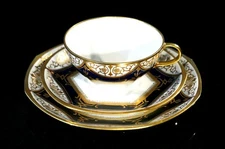 Stunning Antique Hutschenreuther Habsburg Royal Vienna Trio