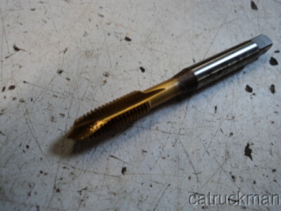 New OSG, 3 Flute, Spiral Point 1/4''-28tpi, GH3, Tap w/ TiN Coating -