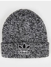 Adidas Originals Trefoil Beanie Hat Cap Adult Black/White New Unisex