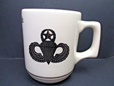 U.S. ARMY AIRBORNE Coffee Mug Cup Vintage 2nd Bn Military By George Made in USA