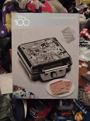 Disney 100 Years~NIB Waffle Maker Makes 4 Characters Donald