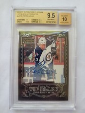 2016-17 O-pee-chee Platinum Patrick Laine Rookie Auto Vip Black BGS 9.5 SSP RC