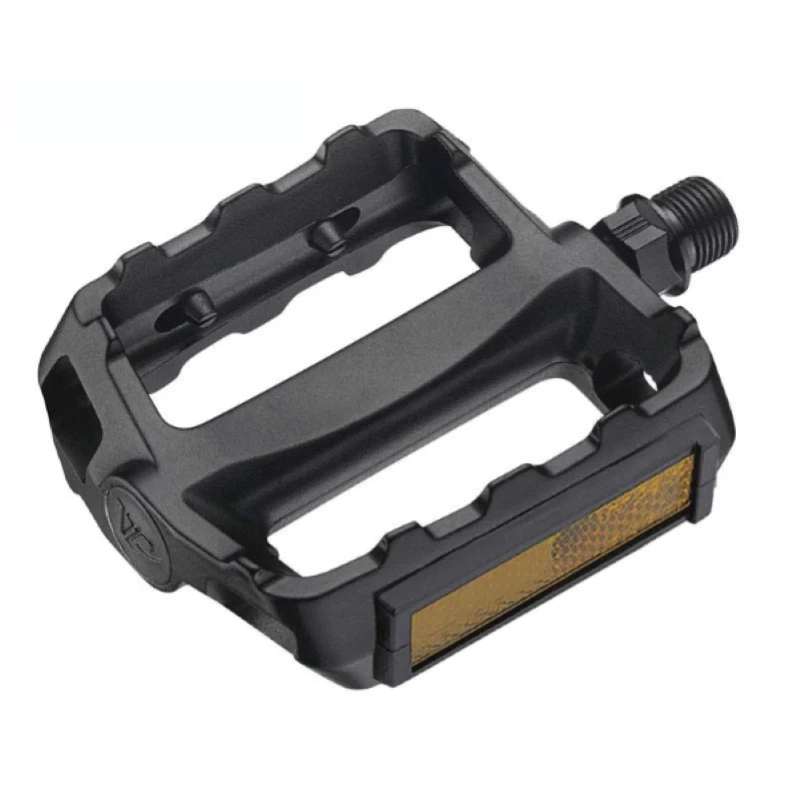Pédales Vélo Plates Métal Noir - Paire - Standard Vélo Route/VTT