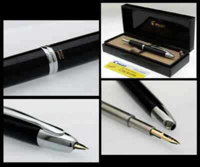 Pilot NAMIKI CAPLESS Fountain Pen Black Medium Nib FCN-1MR-B-M f/s