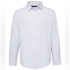 Nautica Boys 'XL 18-20 Synthetic Woven Long Sleeve Shirt boys Uniform Boys S8