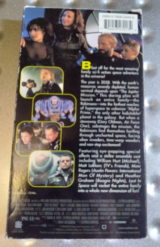 Lost In Space (1998 VHS) Matt Leblanc Gary Oldman - Picture 2 of 3