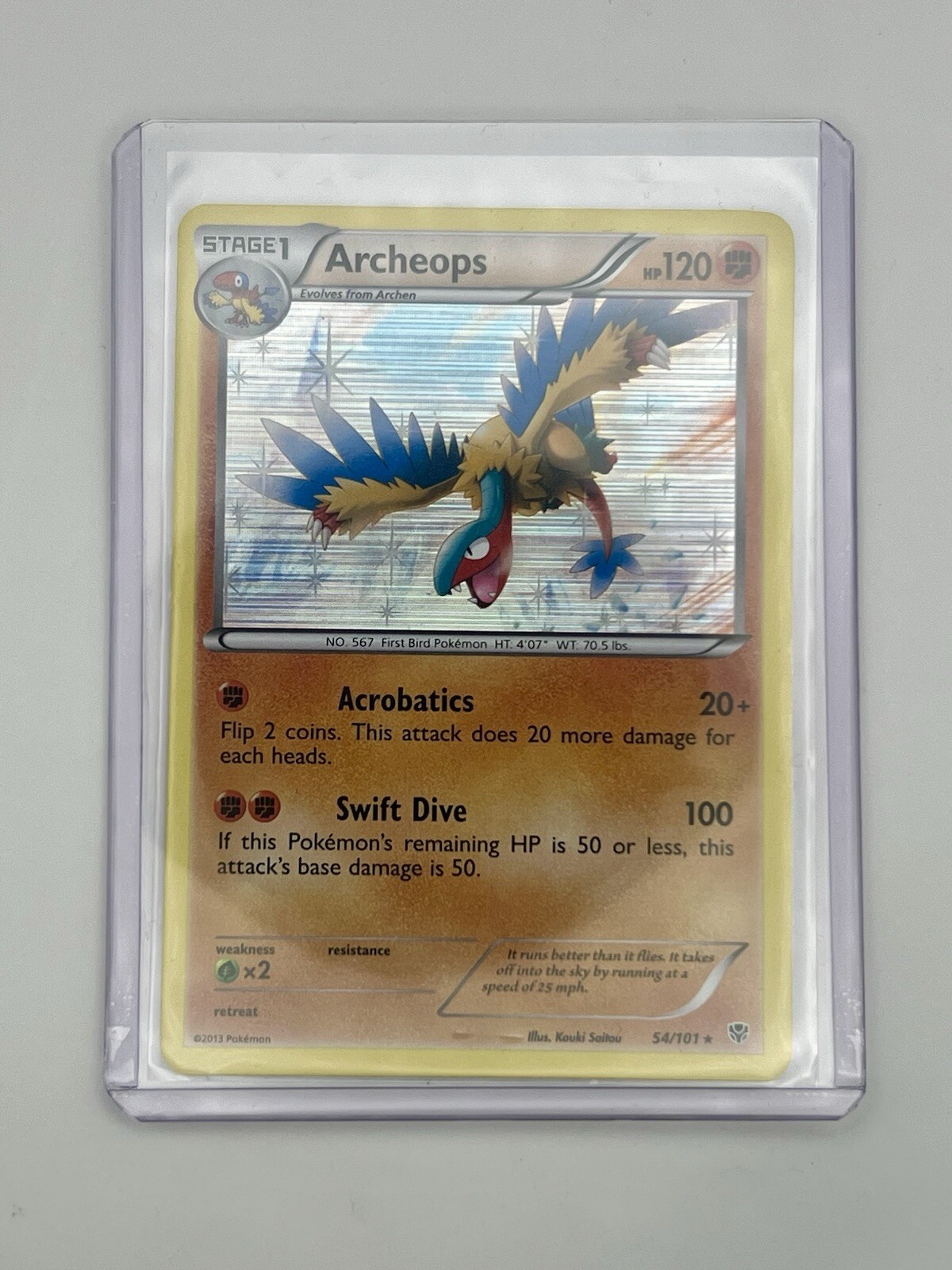 Pokemon Archeops 67/101 Noble Victories Regular