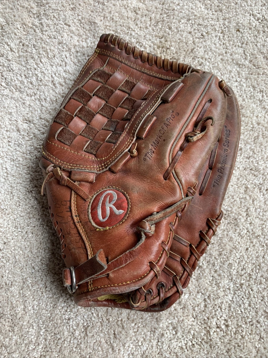 Vintage Rawlings Baseball Glove Mitt RH Throw SG 76 The Trap eze