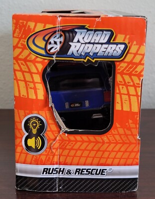 Road Rippers Rush & Rescue Police Cruiser Blue Lights & Sounds