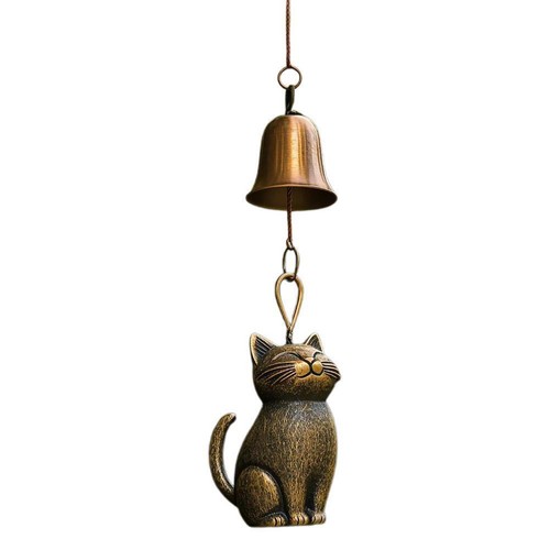Carillón de viento para gato 2025 único gato decoración de jardín exterior CALIENTE temática estatua regalos D4F0 - Imagen 9 de 14