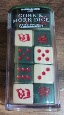 Games Workshop Gork & Mork Würfel Orks Orks Warhammer 40k Age of Sigmar Neu OOP
