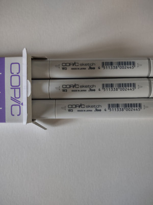 COPIC Sketch Marker Warm Gray 3 # W3-S -- 3 PACK