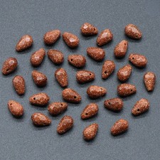 50pcs 6x9mm Natural Gold Sand Stone Section Beads Horizontal Hole Beads DIY