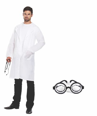 Arztmantel Kostüm Laborjacke Chirurg Crazy Mad Wissenschaftler