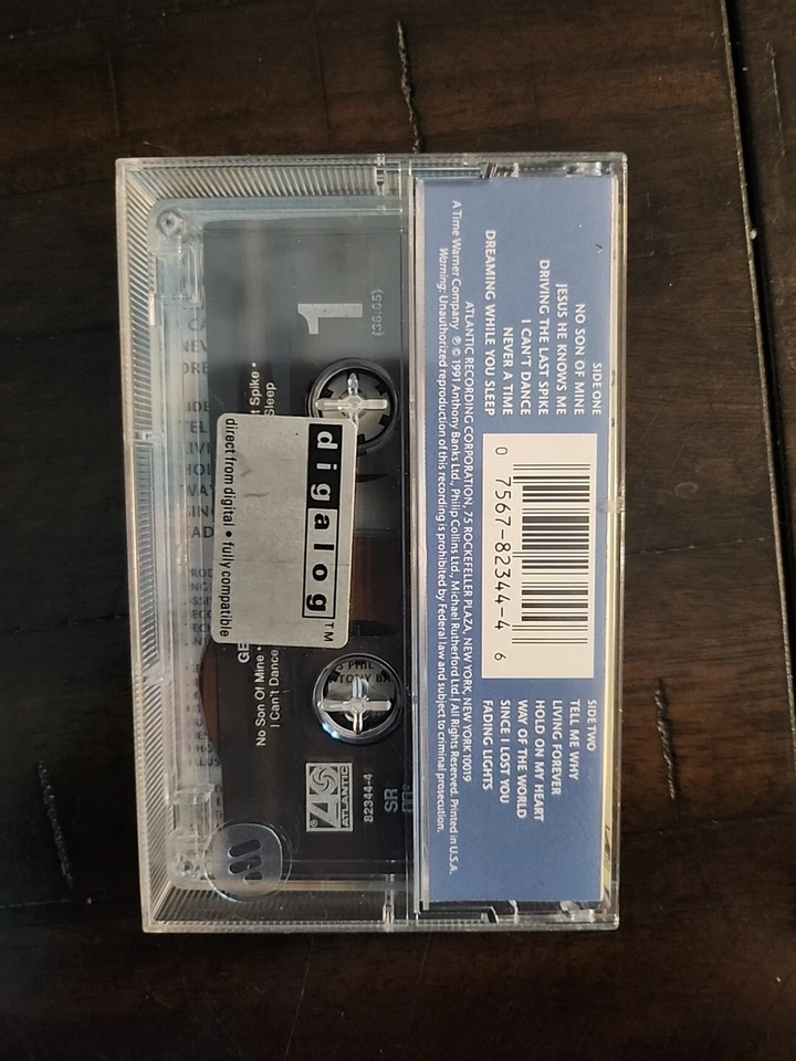 GENESIS WE CAN'T DANCE cassette tape album A2333 - Image 2 of 3