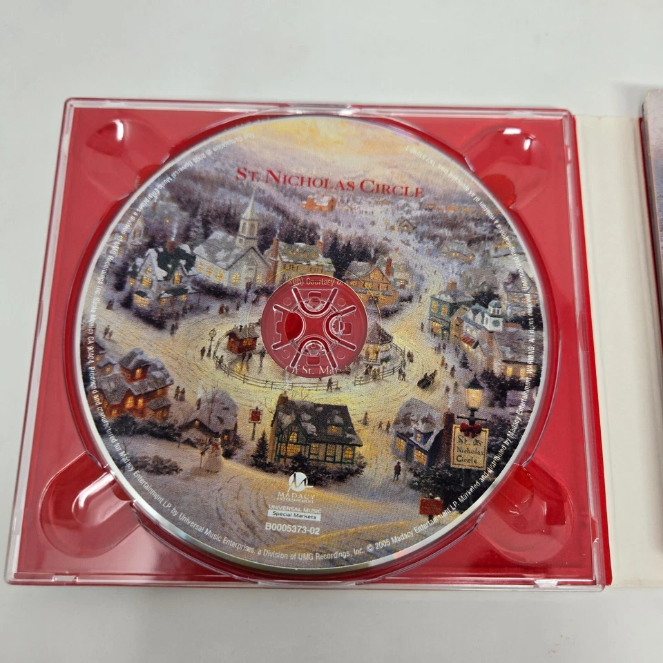 Thomas Kinkade The Night Before Christmas 2007 2 CD and DVD Tin 6 Postcards - Image 4 of 4