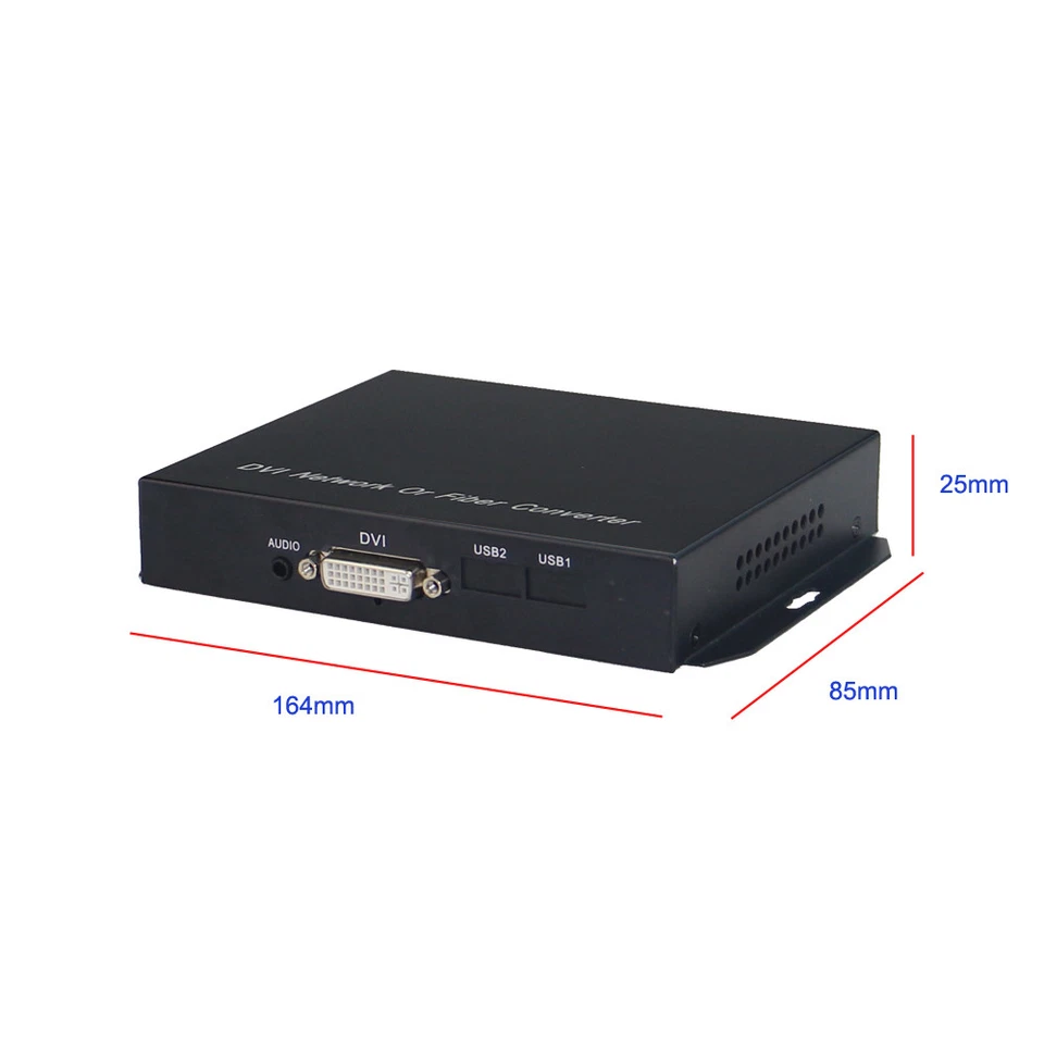 Premium DVI optical converer DVI signal over Fiber Tx/Rx Extender FC S/M 20KM - Image 2 of 4