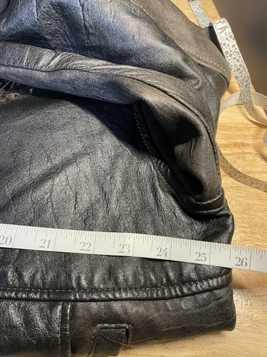 Chaqueta de cuero Winston vintage con cremallera completa para hombre talla XL - Imagen 13 de 15