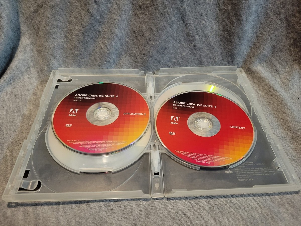 Adobe Creative Suite 4 CS4 Design Premium MacOS Used | eBay