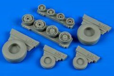 Wheelliant 148.012 - 1:48 F-14B/D Tomcat weigted wheels f. HobbyBoss - Neu