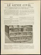 1888 - Cutting of a ship arranged for the transport of frozen meats