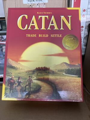 CATAN Trade Build Settle Board Game (Settlers of Catan) SEALED CT3071 CATAN,5th