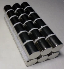 Lot (36) Neodymium Rare Earth Magnets 3/4" X 3/4" Grade N52 EXTREMELY POWERFUL