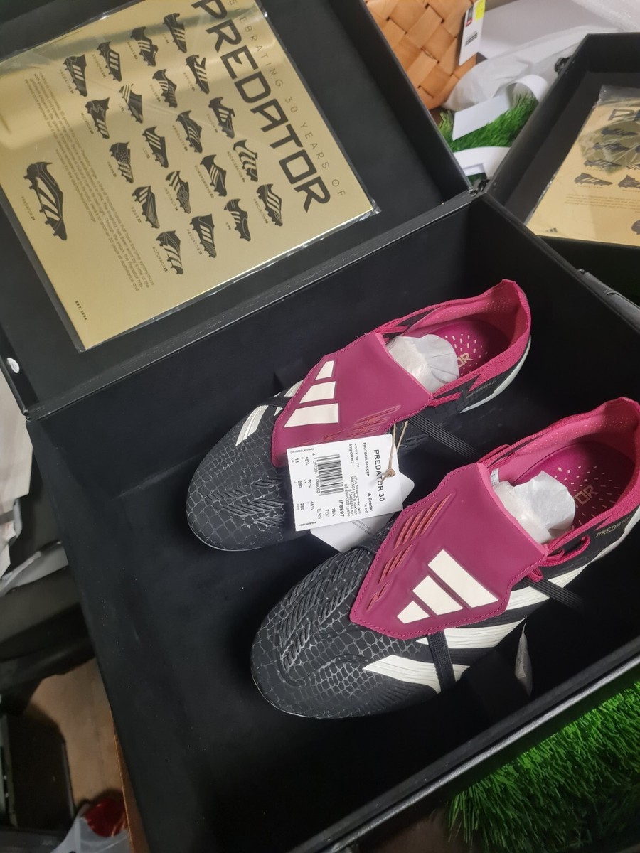 Adidas Predator 30 Elite Tongue FG - Core Black/Off White Adidas Predator 30 Elite Tongue FG - Core Black/Off White