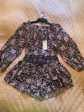 Netra Mini Dress from LoveShackFancy. RASPBERRY SPICE LATTE Size P