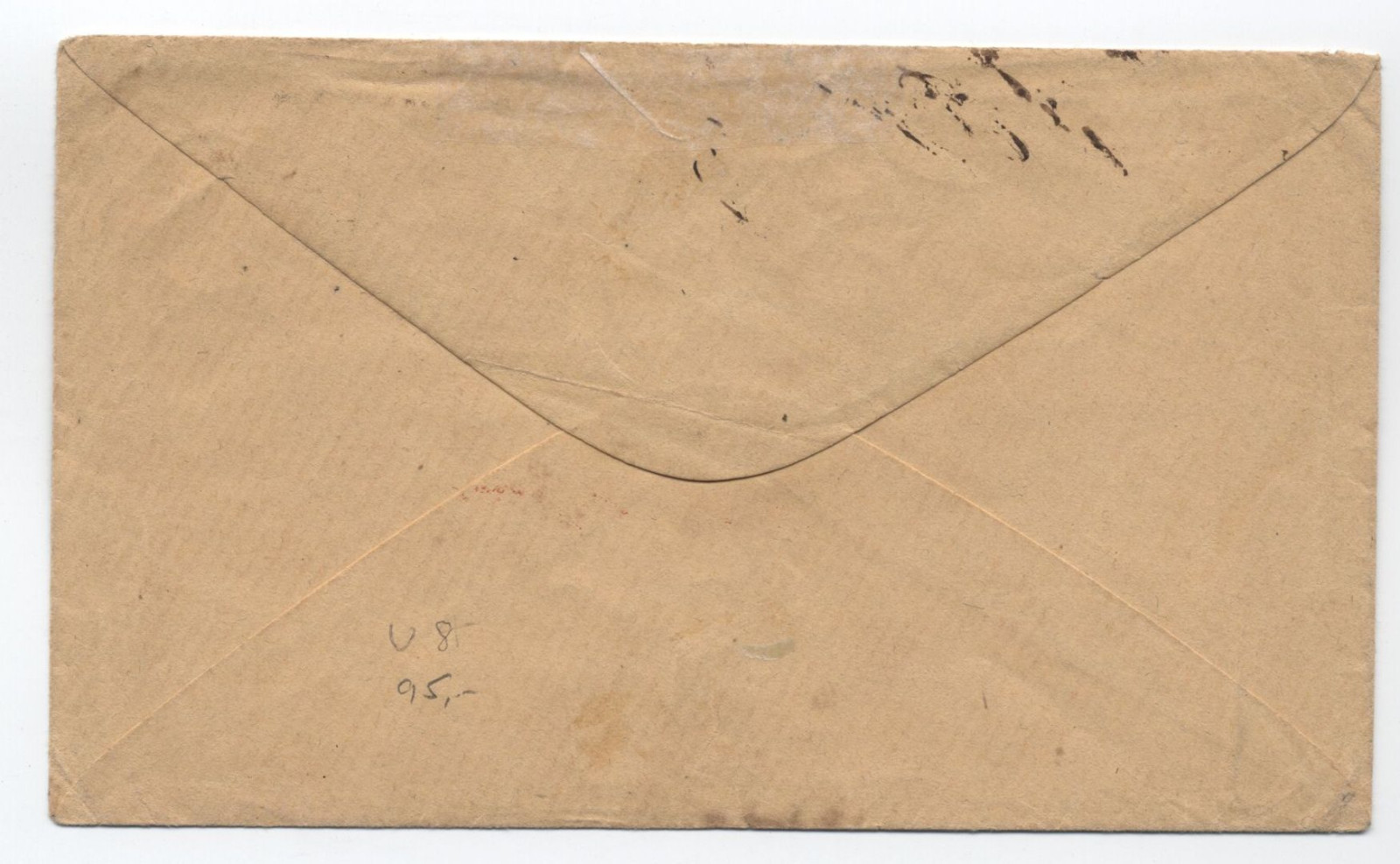 1850s U8 Nesbitt stamped envelope Urbana OH Scott 325 [y2703] Falak