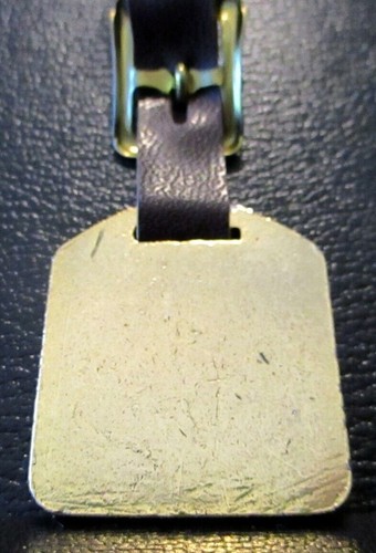 GALION Motor Road Grader Brass Pocket Watch Fob Construction Advertising Promo - Picture 3 of 3