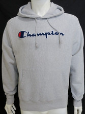 Champion Pullover Cotton Blend Reverse Weave Terrycloth Lettering size Medium