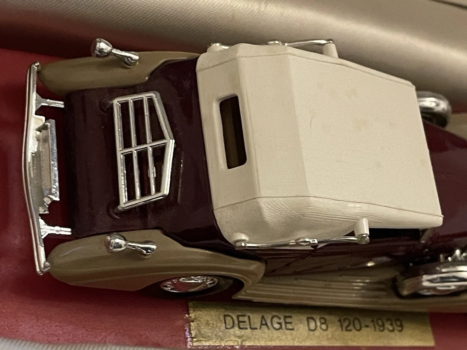 Penna a Sfera LALEX più modellino Auto Solido Delage D8 120 1939 scala 1:43 - Immagine 4 di 4